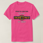 Foto Editor by day Digidestine by night Digimon T-Shirt (Design vorne)