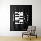 Foto Editor Job Title-Geschenk Wandteppich (Beispiel)