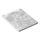 Foto Editor, Schwarzweiß mit vollem Foto Notizblock (angewinkelt)