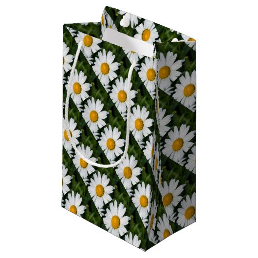 Foto, ein margueritte machen Grün Kleine Geschenktüte (Vorderseite Schrägansicht)