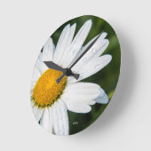 Foto, ein margueritte machen Grün Runde Wanduhr (Winkel)
