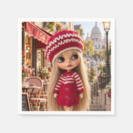 Foto einer Blythe-Puppe Serviette (Vorderseite)