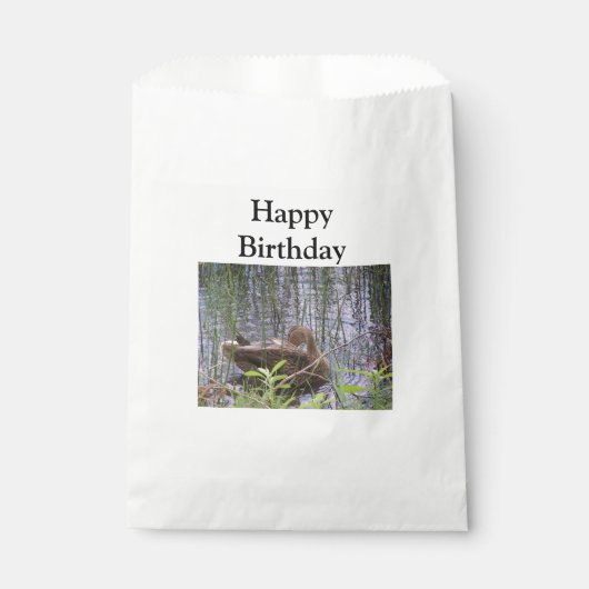 Foto einer Ente Geschenktütchen (Vorderseite)