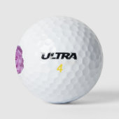 Foto einer lavenderfarbenen Rose Golfball (Logo)
