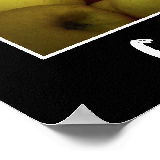 Foto eines Äpfelbuschels Poster (Ecke)