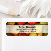 Foto eines Buschels aus Gelb- und Rotäpfeln (Insitu)