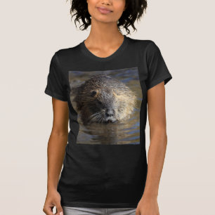 Foto eines Coypu (Myocastor Coypus) im Wasser T-Shirt