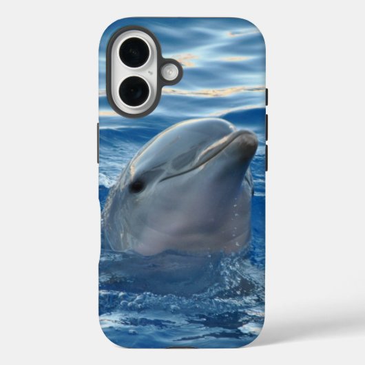 Foto eines Delfins im Wasser Case-Mate iPhone Hülle (Rückseite)