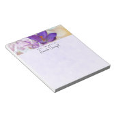 Foto eines Hübschen Lila Frühlingskrokus Notizblock (angewinkelt)