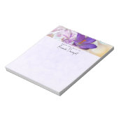 Foto eines Hübschen Lila Frühlingskrokus Notizblock (Rotiert)