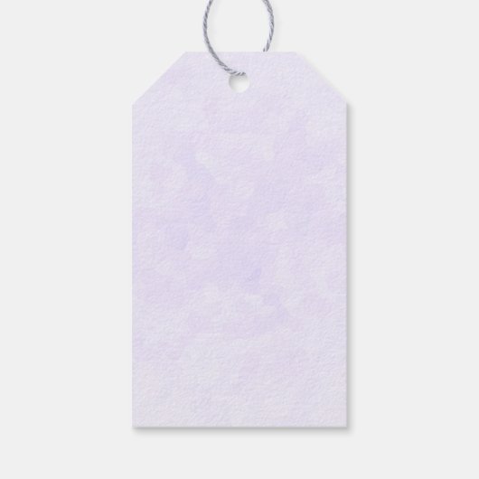 Foto eines Hübschen Lila Frühlingskrokus Vielen Da Geschenkanhänger (Rückseite)