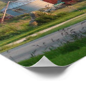 Foto eines im Mittleren Westen gelegenen Betriebs Poster (Ecke)