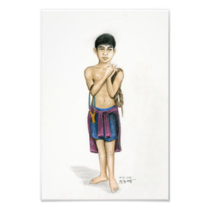 Foto eines kambodschanischen Jungen durch Vannak