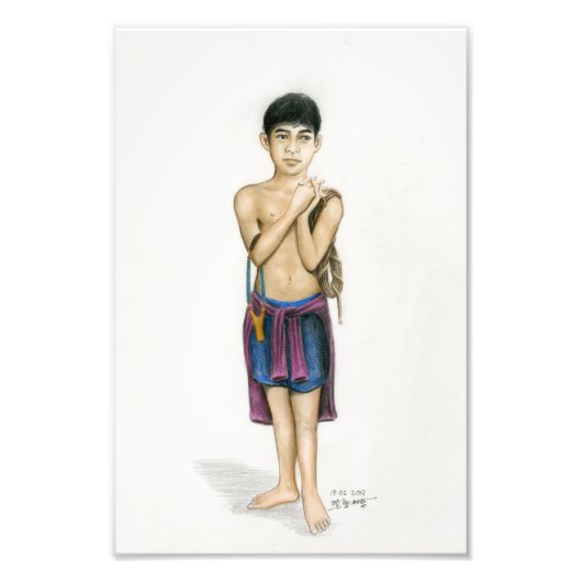 Foto eines Kambodschanischen Jungen von Vannak Ana (Vorne)