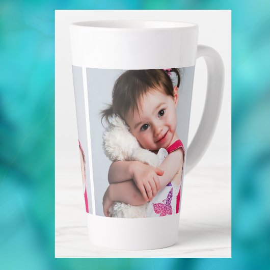 Foto eines Kindes, Freund, Ehepartner, Mutter oder Milchtasse