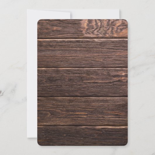 Foto eines Niedlichen kleinen Fuchses Save the Dat Save The Date (Rückseite)