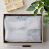 Foto eines Niedlichen Schneemanns im Winter - Weih Seidenpapier (Geschenk)