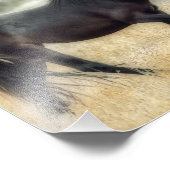 Foto eines Pferdes mit weichem Fokus (Ecke)