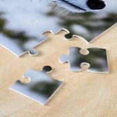 Foto eines Rotfuchs im Schnee Puzzle (Seite)