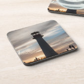 Foto eines Scheinwerfers Getränkeuntersetzer (Linke Seite)