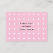 Foto eines schönen, stylischen White Dog Traaring  Visitenkarte (Rückseite)