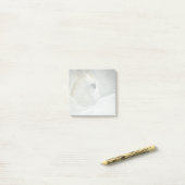 Foto eines schönen Weißen Pferdes im Winter Post-it Klebezettel (Auf Schreibtisch)