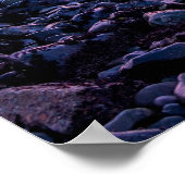 Foto eines Sonnenuntergangs über der Golden Gate B Poster (Ecke)