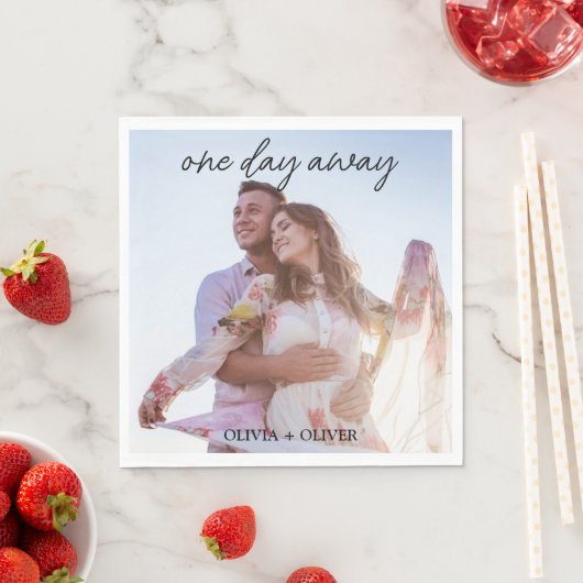 Foto eines Tages Probe Dinner Serviette (Beispiel)