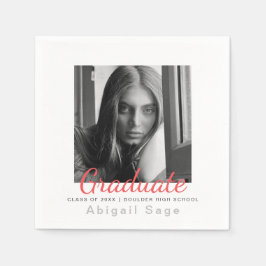 Foto Einfach Moderner Minimalistischer Abschluss Serviette