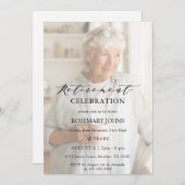 Foto Einfache moderne Kalligrafie Einladung (Vorne/Hinten)