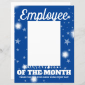 Foto einfügen Mitarbeiter des Monats JAN Briefkopf (Vorne/Hinten)