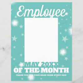 Foto einfügen Mitarbeiter des Monats MAY Briefkopf