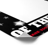 Foto einfügen Mitarbeiter des Monats Poster (Ecke)