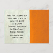 FOTO EINFÜGEN ~ Postkarte / Einladung Geburtstag (Rückseite)