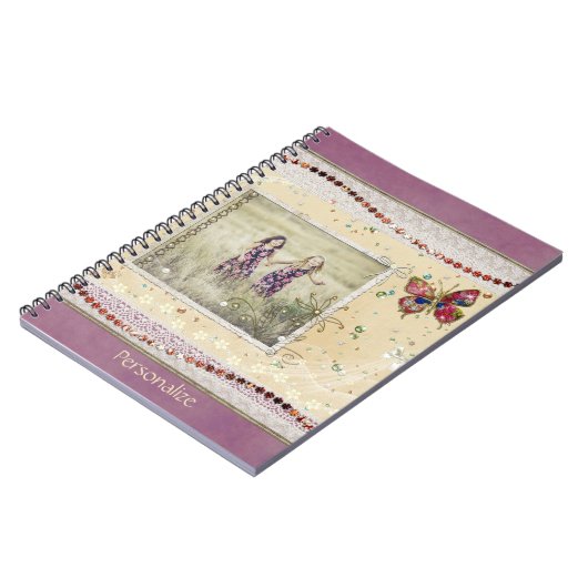 Foto-Einklebebuch-Seite Notizblock (Linke Seite)