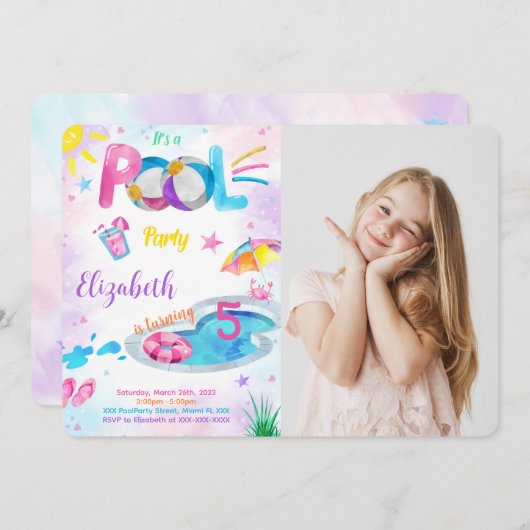 Foto-Einladung Einladung (Vorne/Hinten)