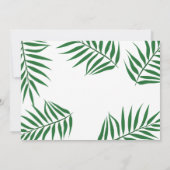 FOTO - Einladung zum 1. Geburtstag Dschungel (Rückseite)