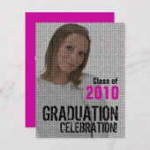 Foto Einladung zur Graduierung (Vorne/Hinten)