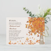 Foto Einladungen zum 40. Herbst (Stehend Vorderseite)