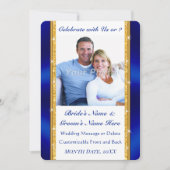 Foto, Einladungen zur Hochzeit zur Zweiten Ehe (Vorderseite)