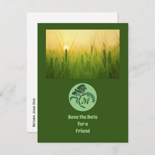 Foto Einladungspostkarte (Vorne/Hinten)