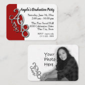 Foto-Einsteckkarte des Party Begleitkarte (Vorne/Hinten)