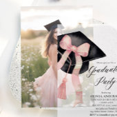 Foto Einsteckkarte für Vellum Abschluss Card Einladung