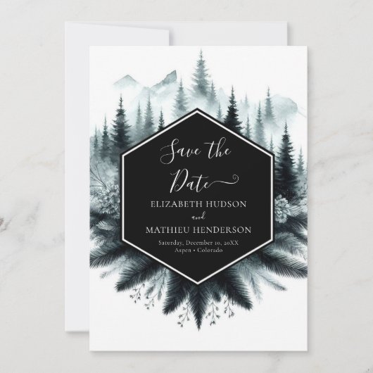Foto Einzigartige Hochzeit Save The Date (Vorderseite)