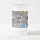 Foto-eisige GlasTassen - personalisierte Mattglas Bierglas (Mittel)