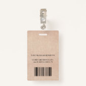 Foto Elder Care Ausweis (Rückseite mit Klammer)