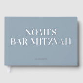 Foto Elegant Bar Mitzvah Gästebuch (Vorderseite)