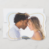 Foto Elegant Burgundy Gold Pink Blumenzehen Einladung (Rückseite)