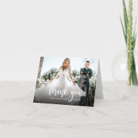 Foto Elegant Calligraphy Wedding Vielen Dank