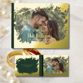 Foto Elegant Foil Frame Gästebuch